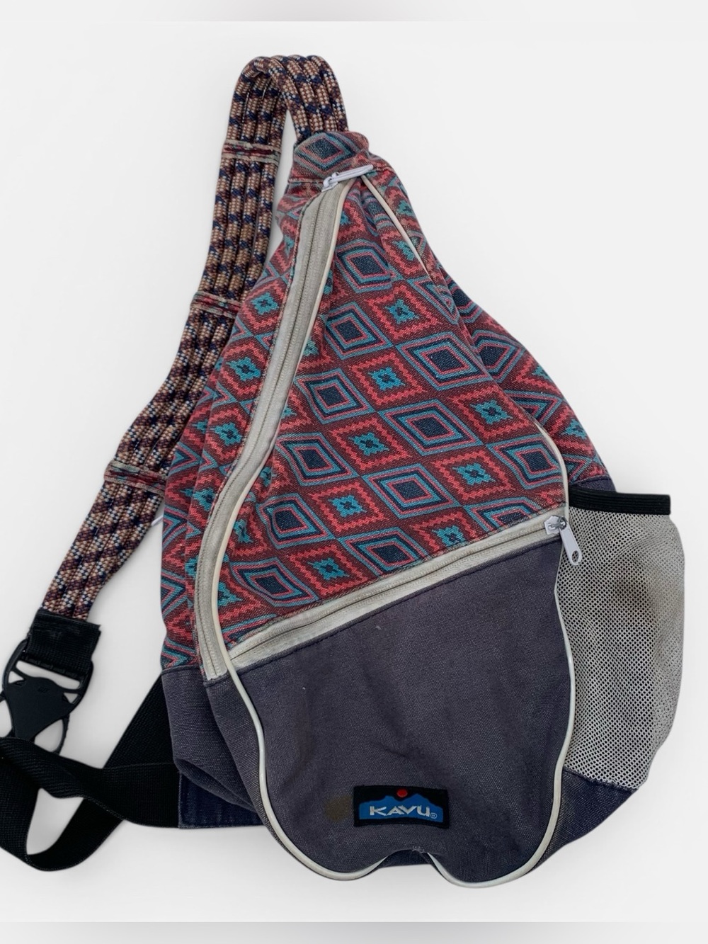 KAVU Multicolor Geo Sling Bag Backpack